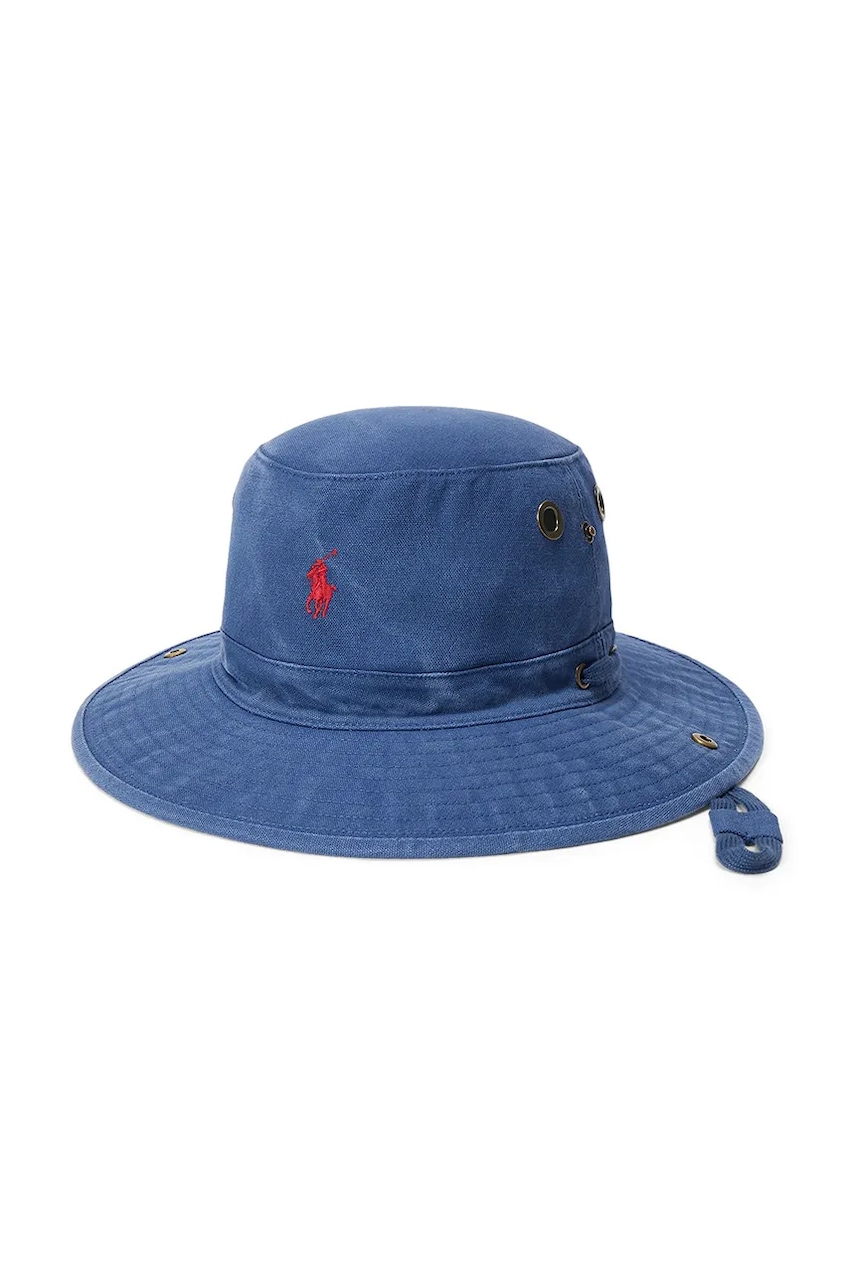 Polo Ralph Lauren COTTON-WOVEN SURF HAT kapelusz z szerokim rondem bawełniany męski