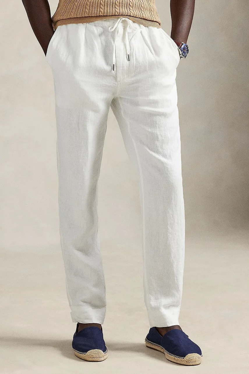 Polo Ralph Lauren spodnie lniane