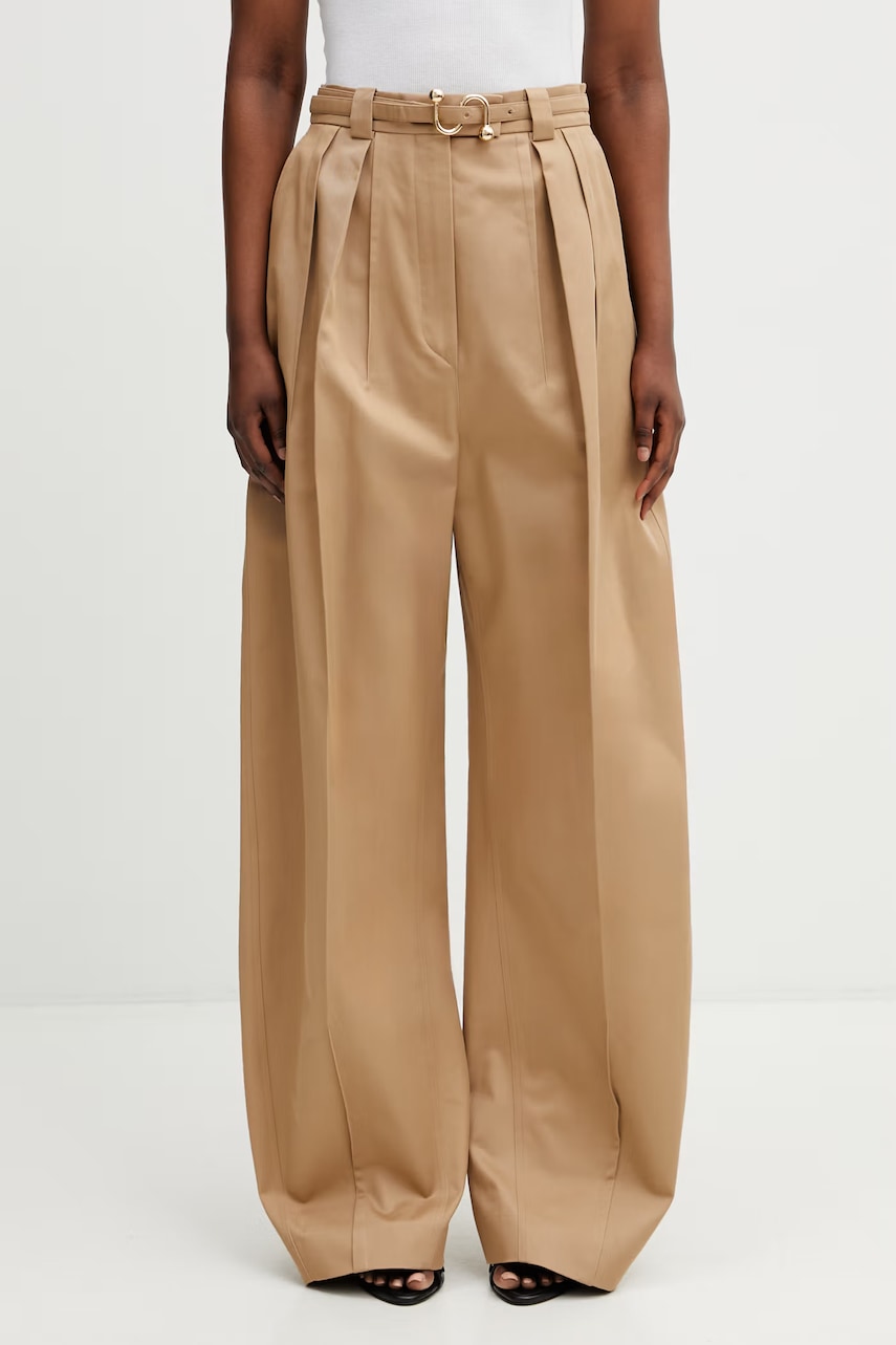 Sportmax Spxidoneo spodnie bawełniane damskie