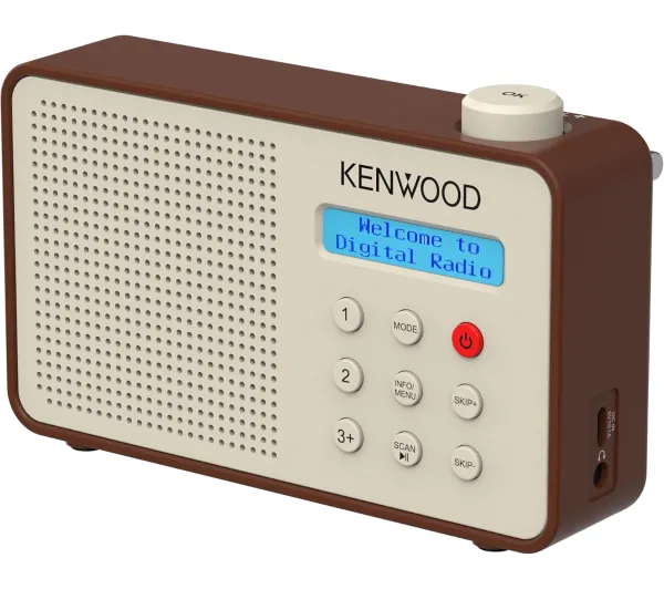 Kenwood CR-M25DAB-T Radio FM, DAB+ Bluetooth Brązowy