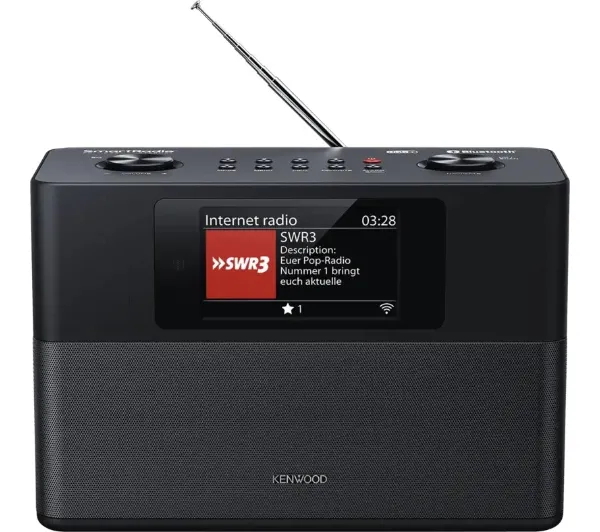 Kenwood CR-ST120S-B Radio FM, DAB+ Internetowe Wi-Fi Bluetooth Czarny