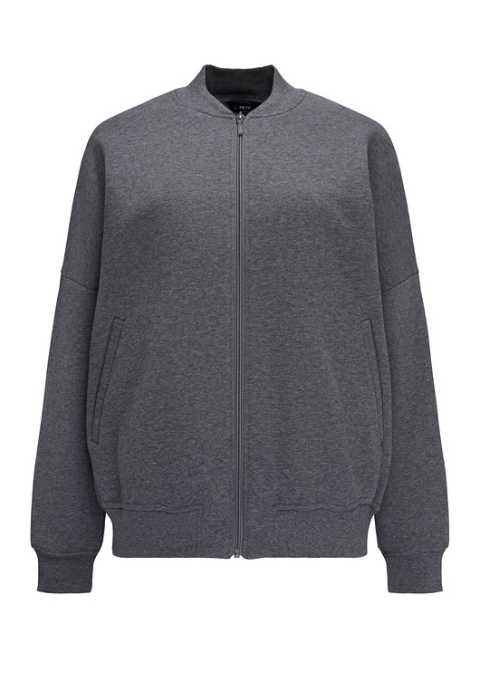 Bomberka Sporty Chic Szary Ciemny Melanż