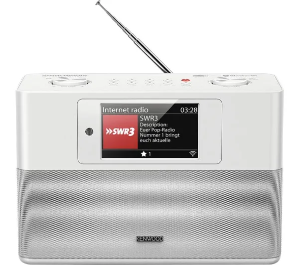 Kenwood CR-ST120S-W Radio FM, DAB+ Internetowe Wi-Fi Bluetooth Biały