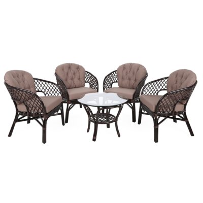 HOME & GARDEN Zestaw mebli ogrodowych Havana 482931 Brązowy