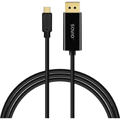 Kabel USB-C - DisplayPort SAVIO CL-207 2m