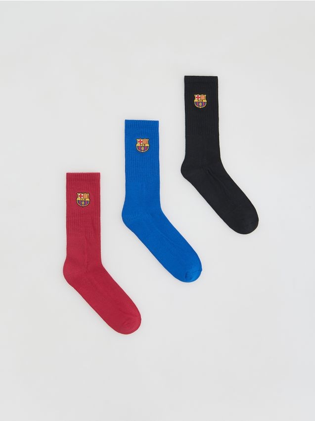 Reserved - Skarpety FC Barcelona - niebieski