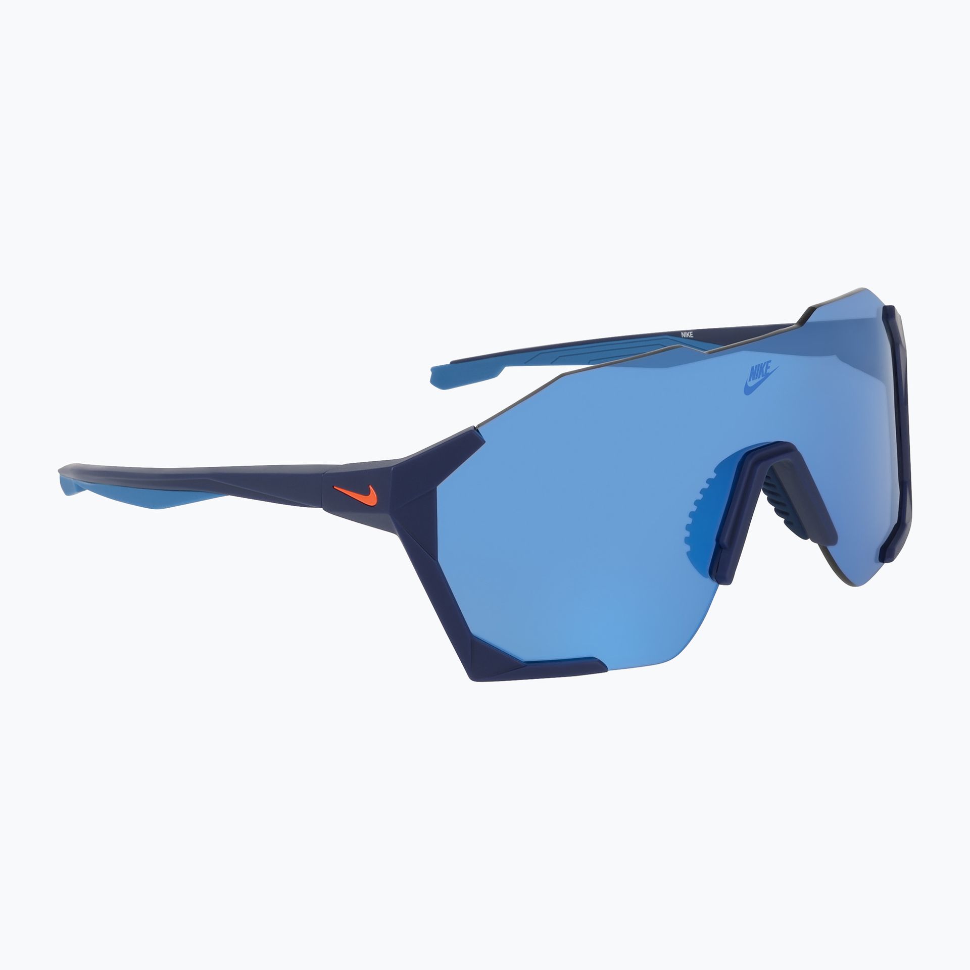 Okulary przeciwsłoneczne Nike Charged Shield matte blue void/blue mirror WYSYŁKA W 24H 30 DNI NA ZWROT