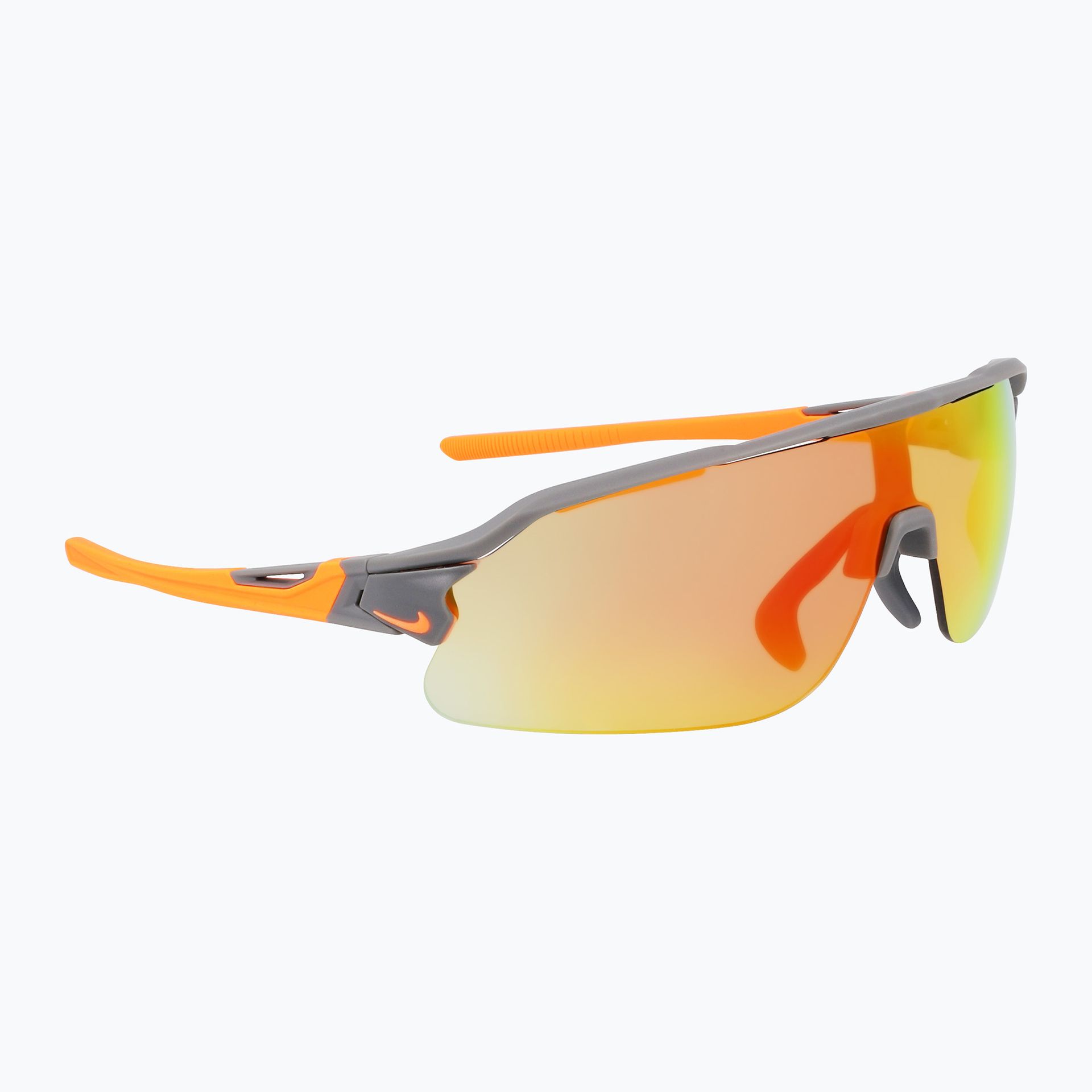 Okulary przeciwsłoneczne Nike Flyfree Shield E matte smoke grey/road orange mirror/ clear WYSYŁKA W 24H 30 DNI NA ZWROT