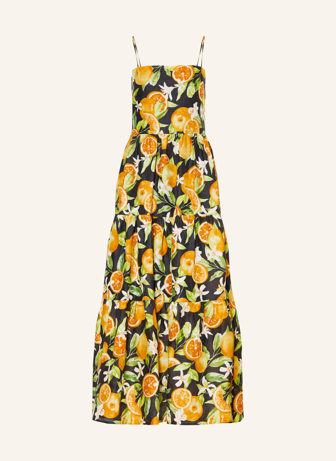 Mrs & Hugs Sukienka Lniana orange
