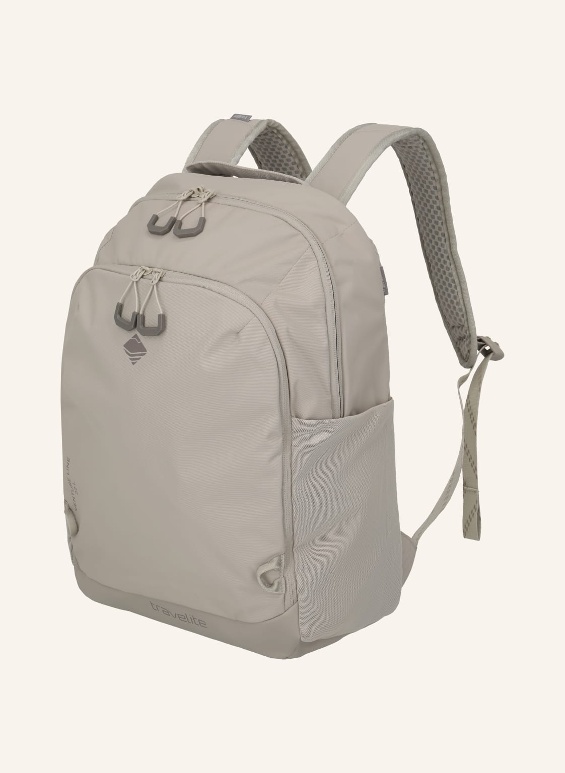 Travelite Plecak Venture Line Medium 22 L Z Przegrodą Na Laptopa beige