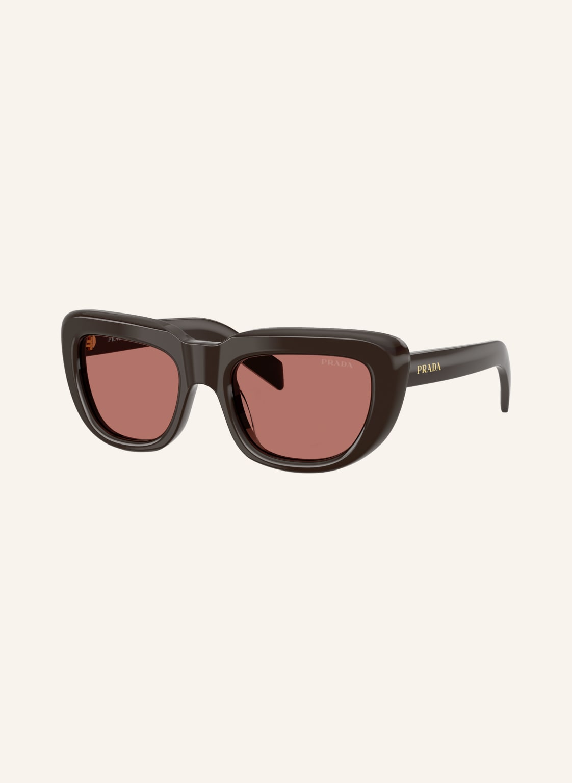 Prada Okulary Przeciwsłoneczne Pr d07sf braun