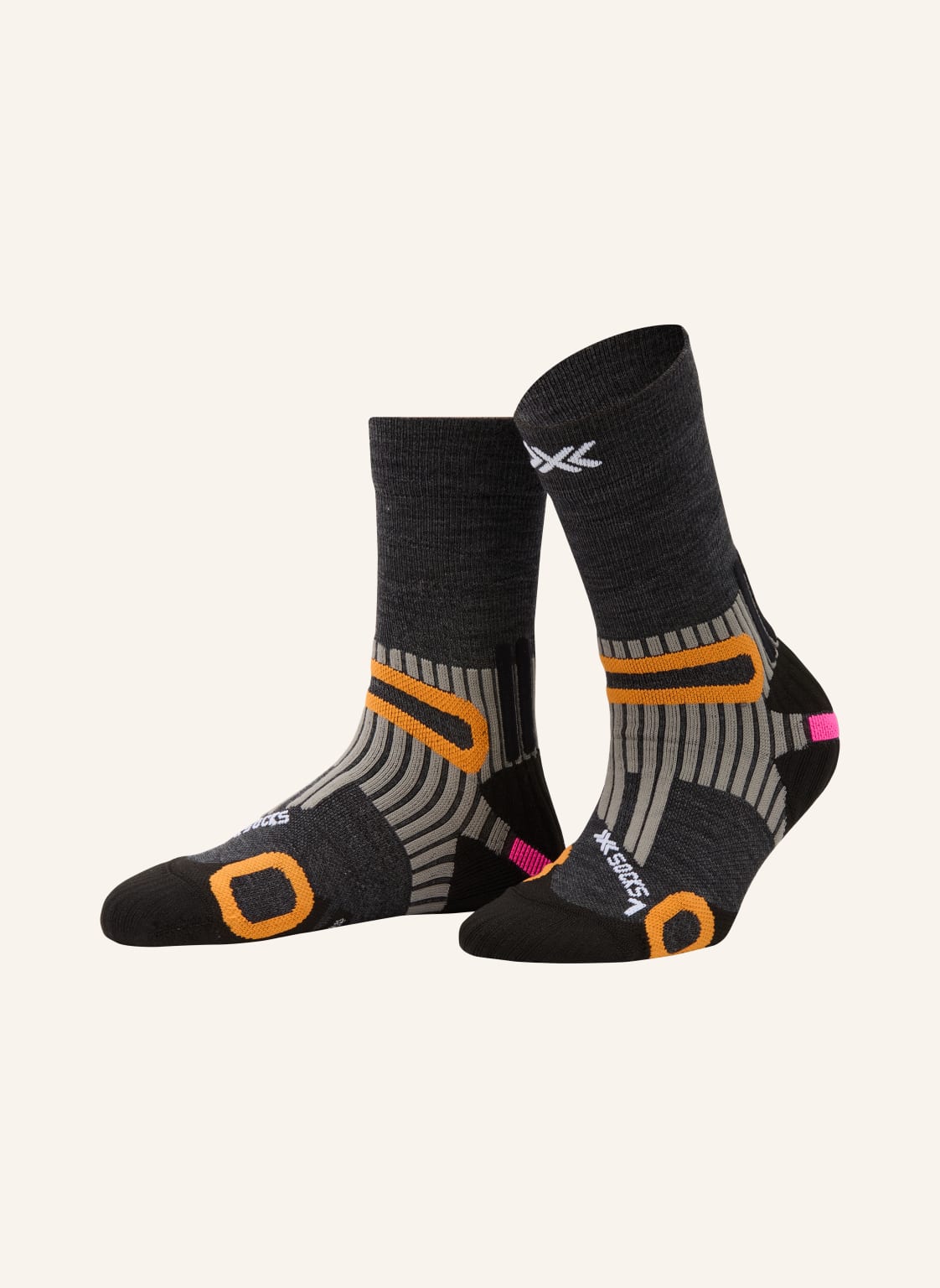 X-Socks Skarpety Trekkingowe Hike Anatomix Merino Crew grau
