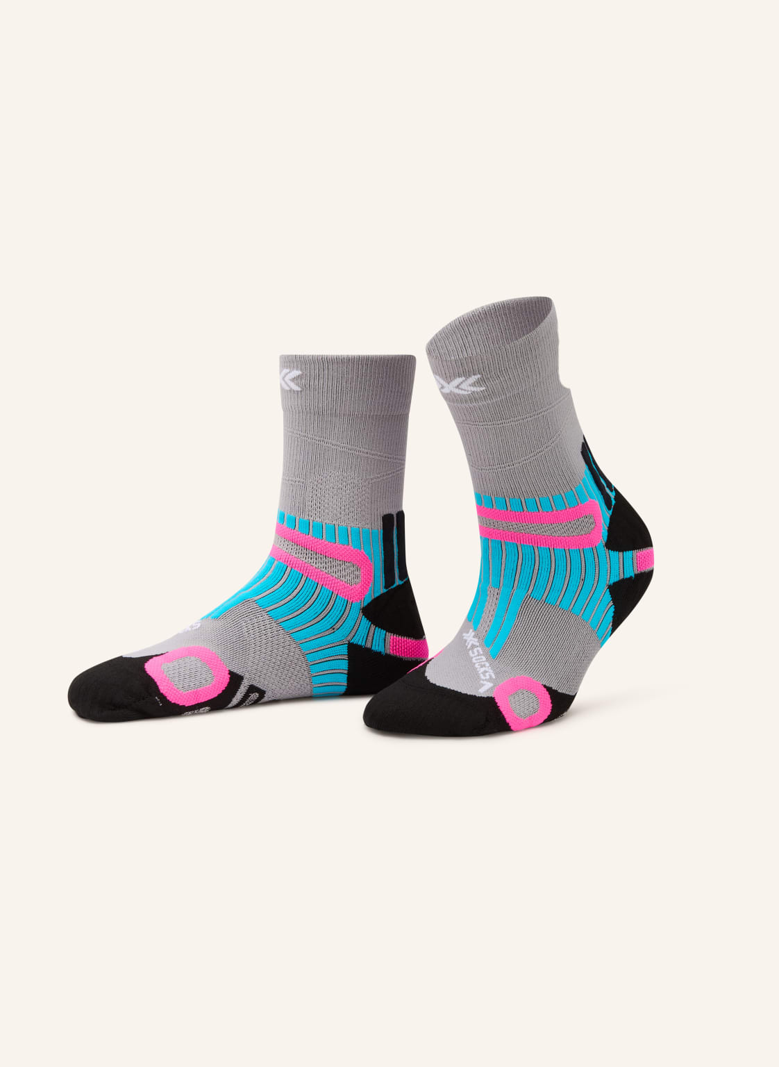 X-Socks Skarpety Trekkingowe Hike Anatomix Crew grau