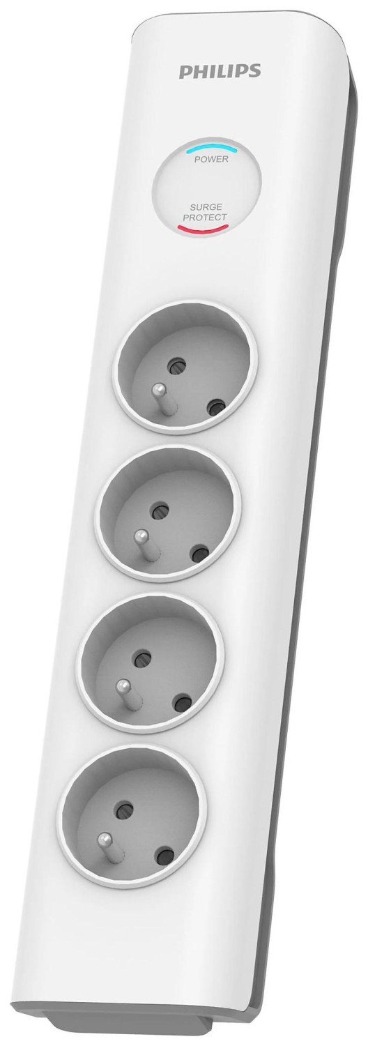 Philips przepięciowa 4 gniazda 2m biały 16a spn7040wa/60 33546
