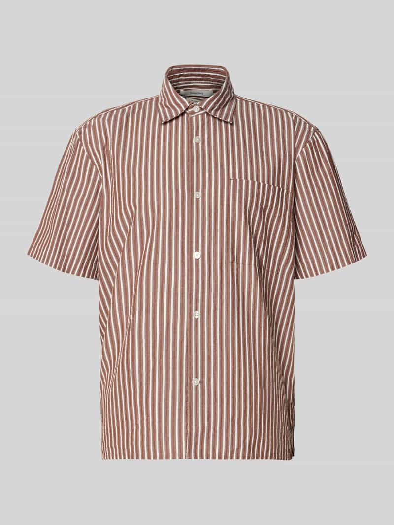 Koszula casualowa o kroju relaxed fit z czystej bawełny model 'STUART'