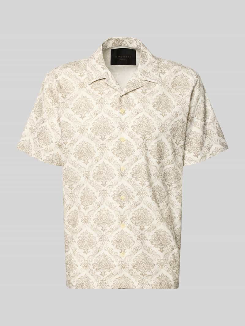 Koszula casual z kołnierzem rewersowym, krój regular fit