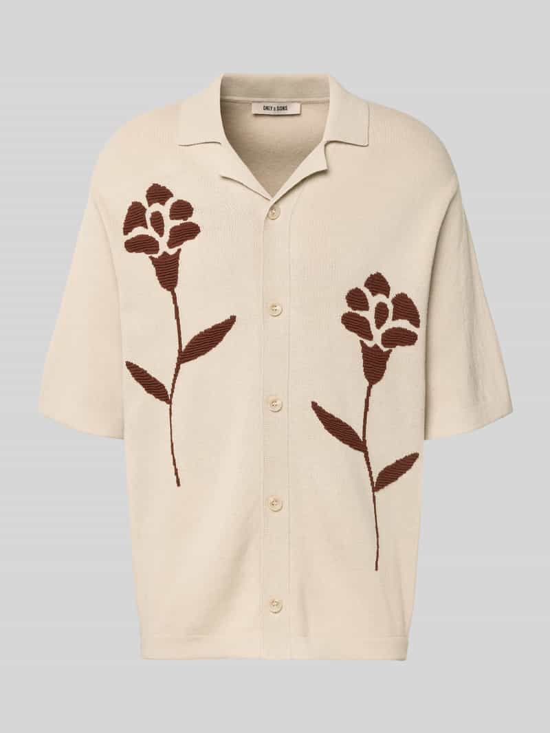 Koszula rekreacyjna z czystej bawełny o kroju relaxed fit model 'SONNY'