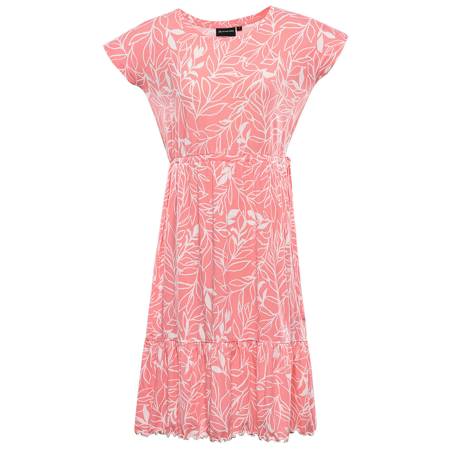 Sukienki damskie Alpine Pro Derefa Rozmiar: XL / Kolor: jasnopomarańczowy