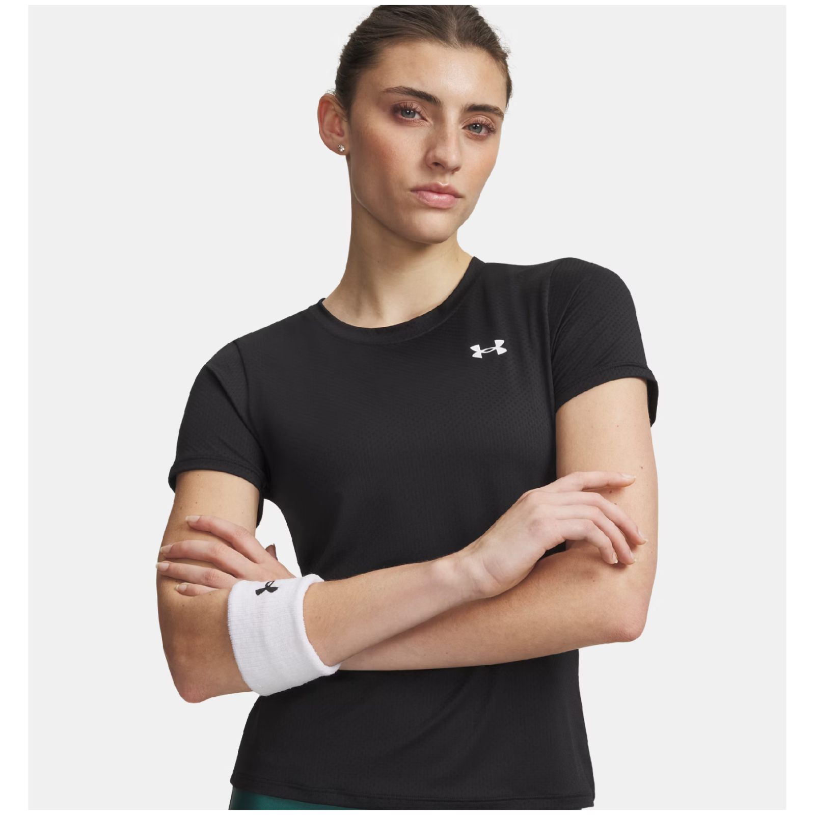 Koszulka damska Under Armour Tech Mesh SS Rozmiar: XS / Kolor: czarny/biały