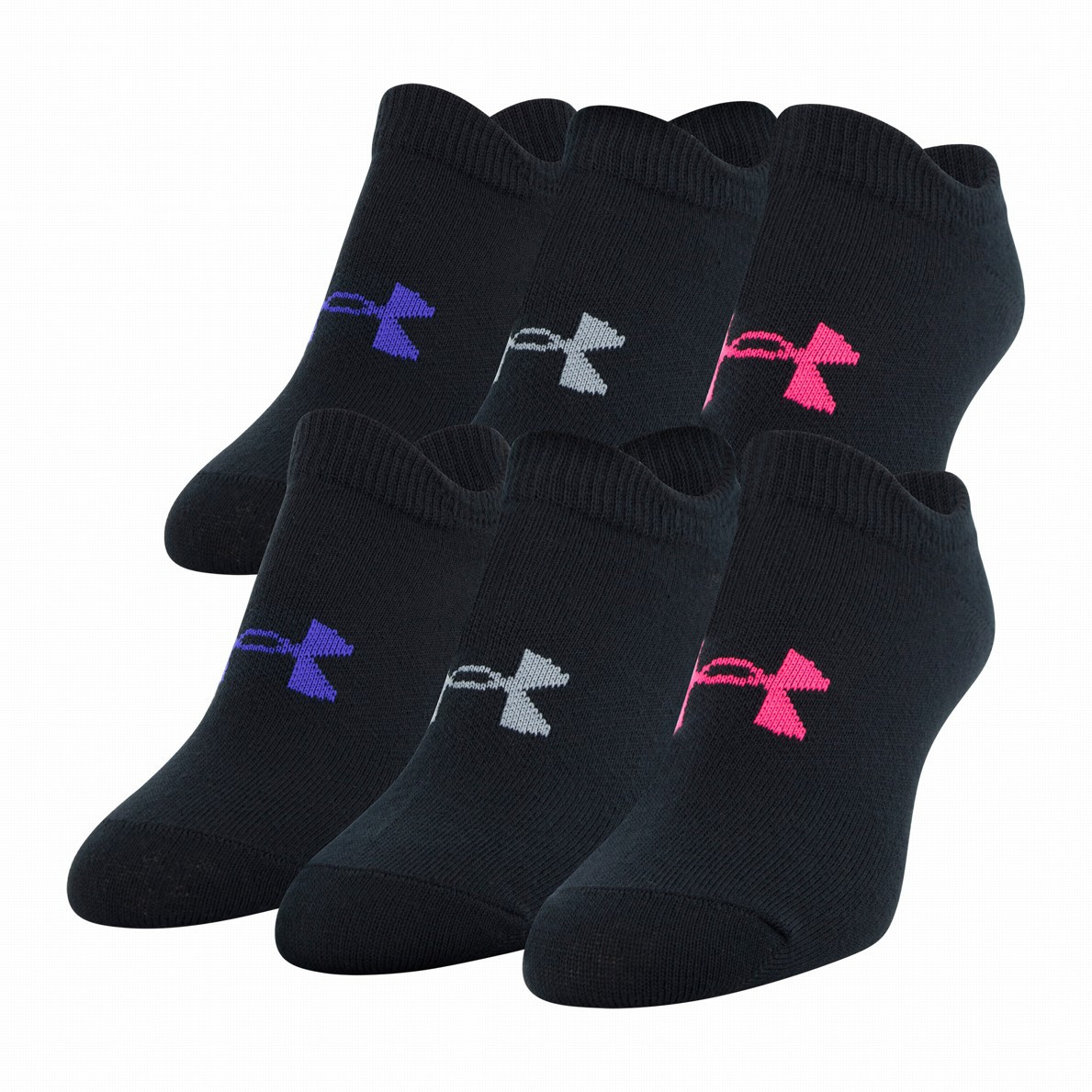 Skarpety dziecięce Under Armour Girl's Essential NS Rozmiar skarpet: L / Kolor: czarny