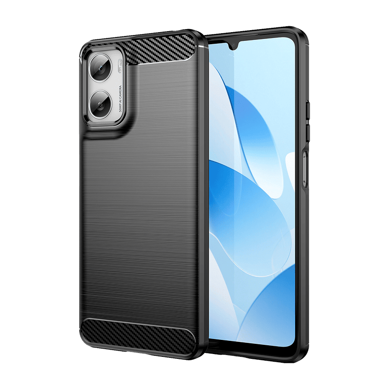 Etui WG Carbon do Motorola moto g06 Czarny