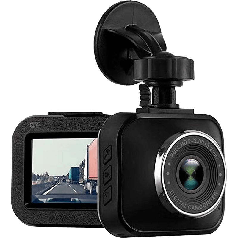 WG Rejestrator jazdy kamera samochodowa W220 NV Full HD Czarny