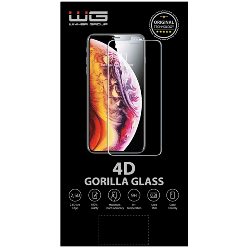 Szkło hartowane WG 4D Full Glue do Motorola moto g06 Transparentny