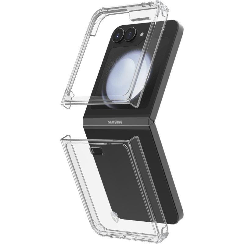 Etui Force Case DUO z dożywotnią gwarancją Samsung Galaxy Z Flip6 BB Transparentny