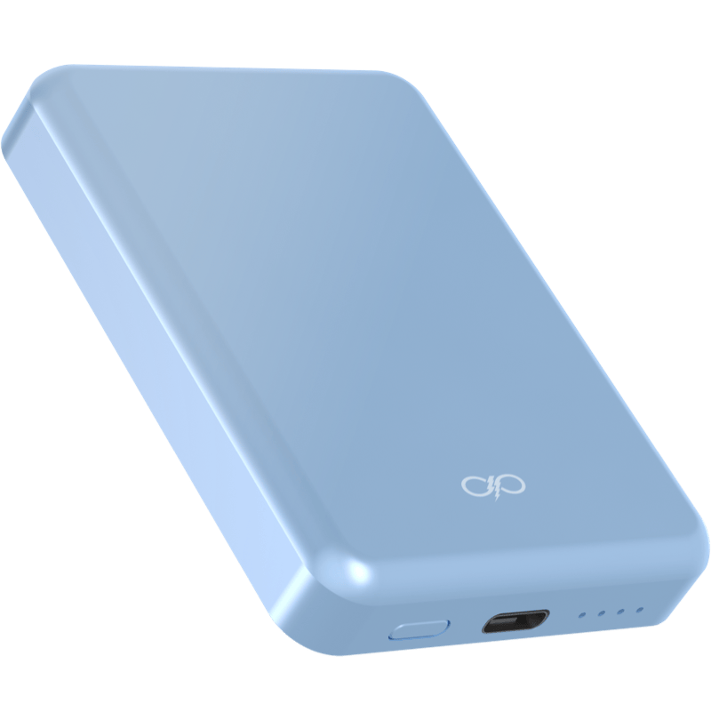 Powerbank Force Power 5000 mAh Kompatybilny z MagSafe z dożywotnią gwarancją 15W BB Niebieski