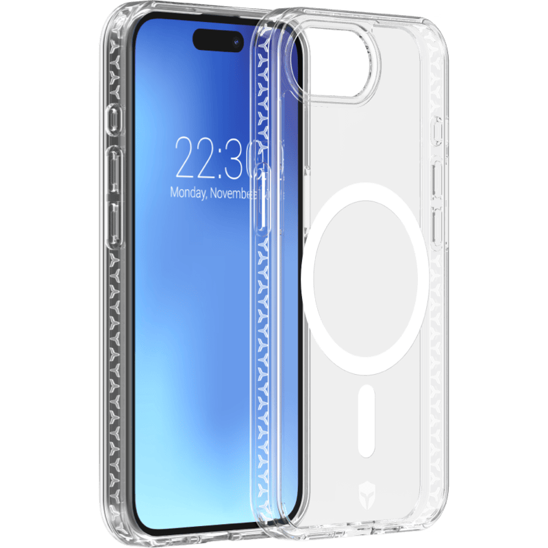 Etui ochronne Force Case z technologią MagSafe i dożywotnią gwarancją iPhone 16e/iPhone 17e BB Transparentny
