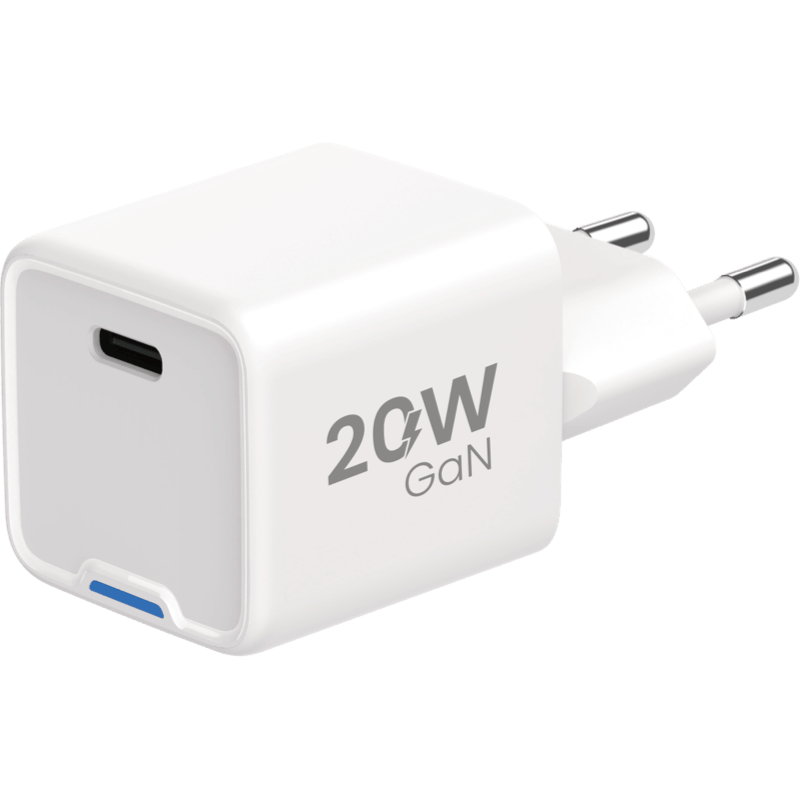 Ładowarka sieciowa WG 20W PD GaN Biały