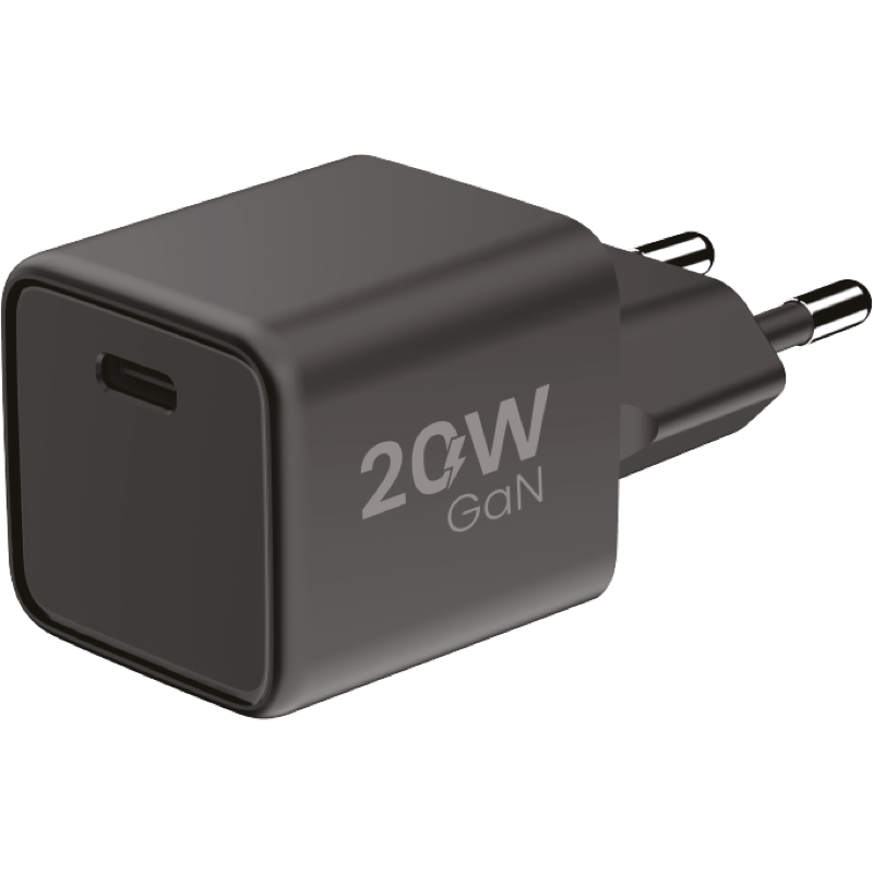 Ładowarka sieciowa WG 20W PD GaN Czarny