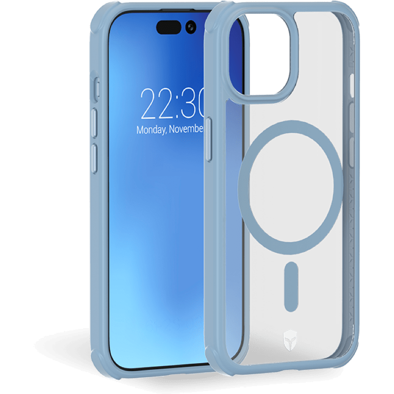 Etui silikonowe z MagSafe Force Case iPhone 15 PLUS BB Niebieski