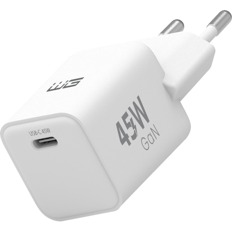 Ładowarka sieciowa WG GaN PD 45W Type C Biały