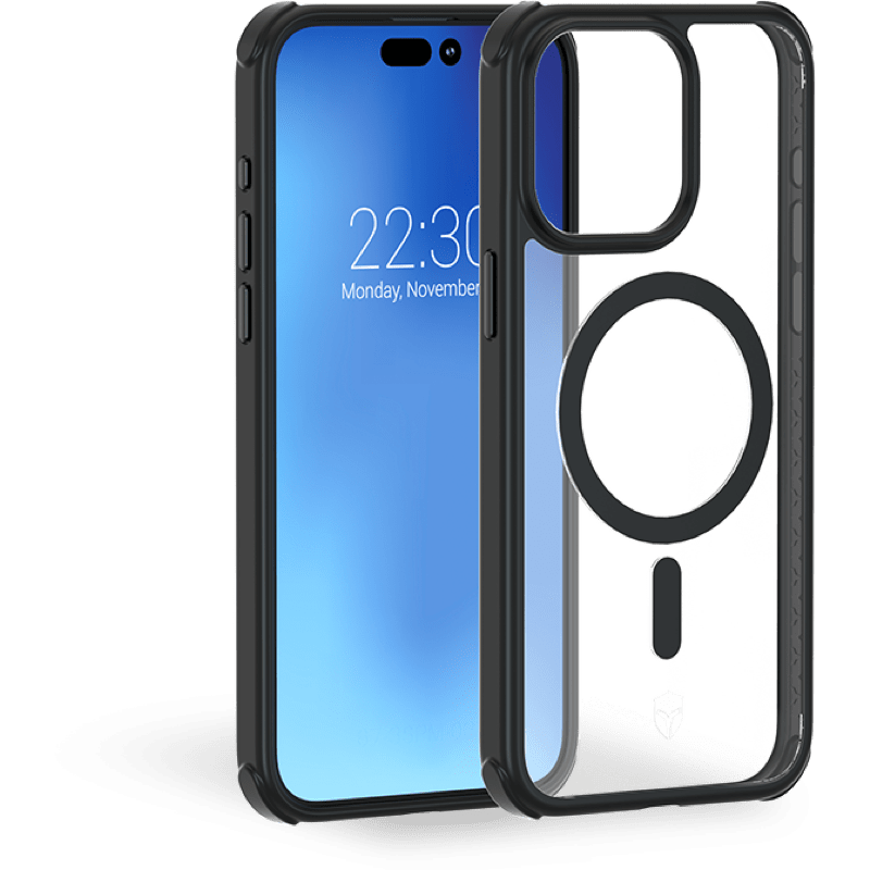 Etui silikonowe z MagSafe Force Case iPhone 15 PRO MAX BB Czarny