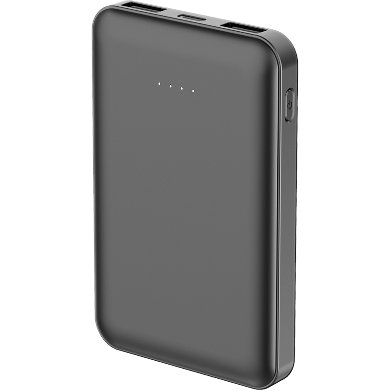 Power Bank BB 5000 mAh ze złączami 1xUSB-A 1xUSB-C w zestawie z kablem USB-C Czarny