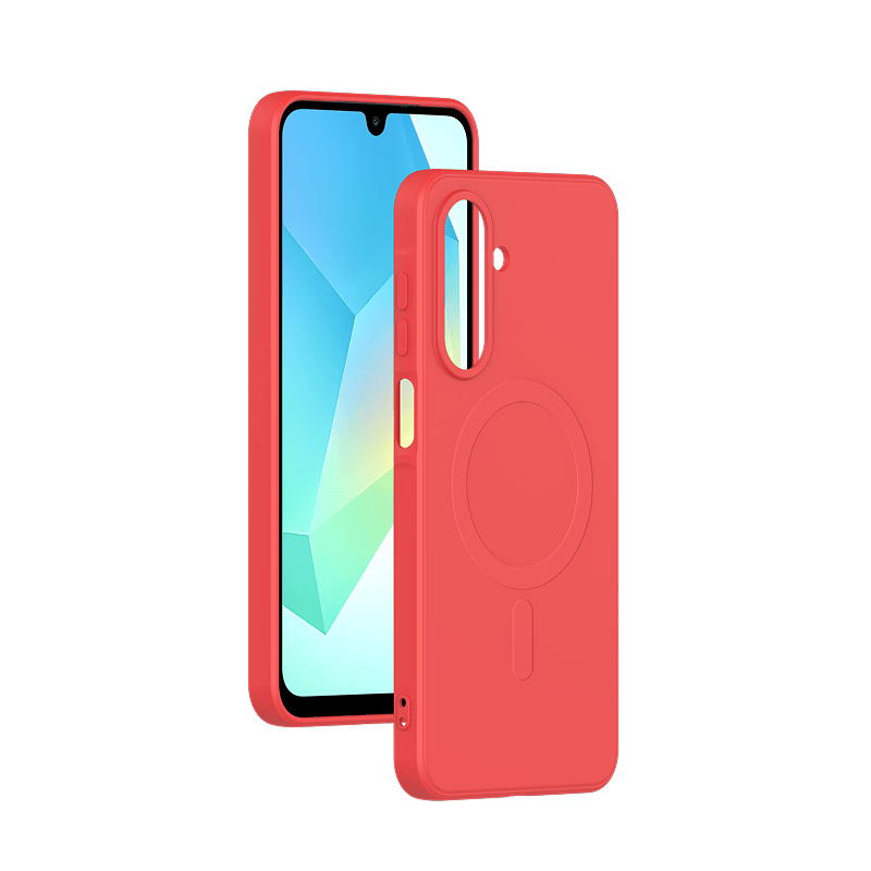 Etui silikonowe z Magnet Samsung Galaxy A17 BB Czerwony