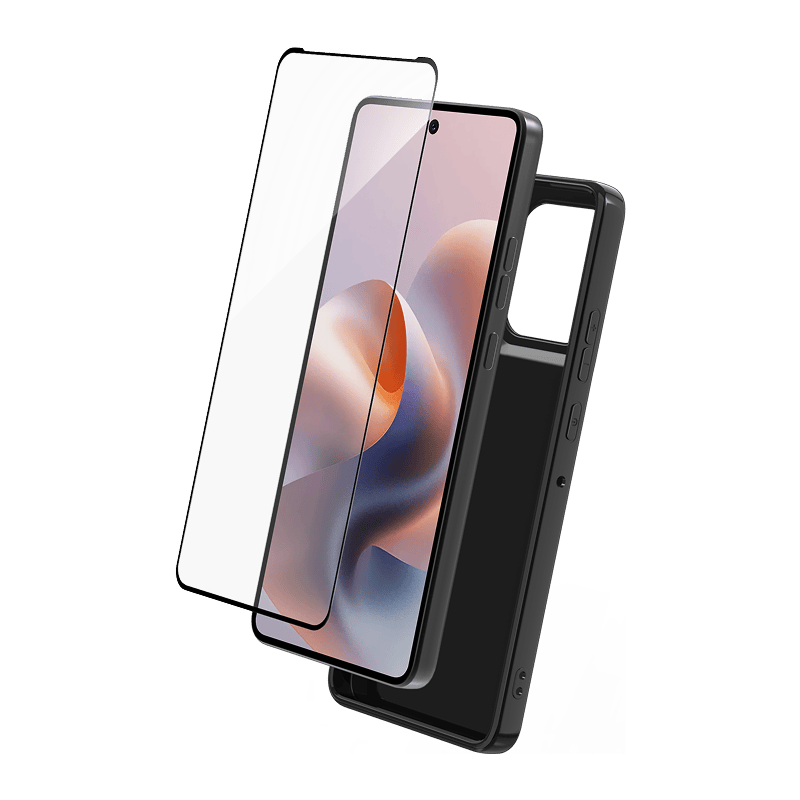 Zestaw ochronny Bigben Motorola moto g86 etui transparentne + szkło ochronne BB Transparentny