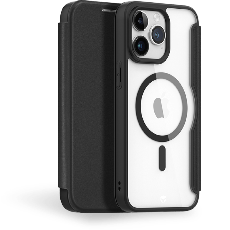 Etui Book Force Case z dożywotnią gwarancją iPhone 15 PRO BB Czarny