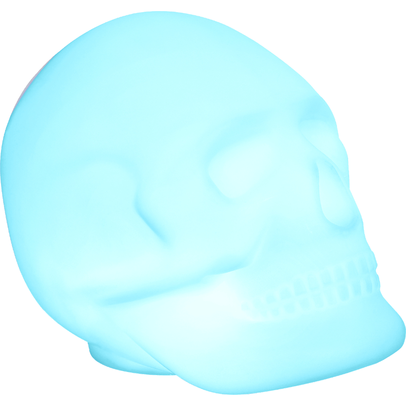 Głośnik BT podświetlany Czaszka Biały