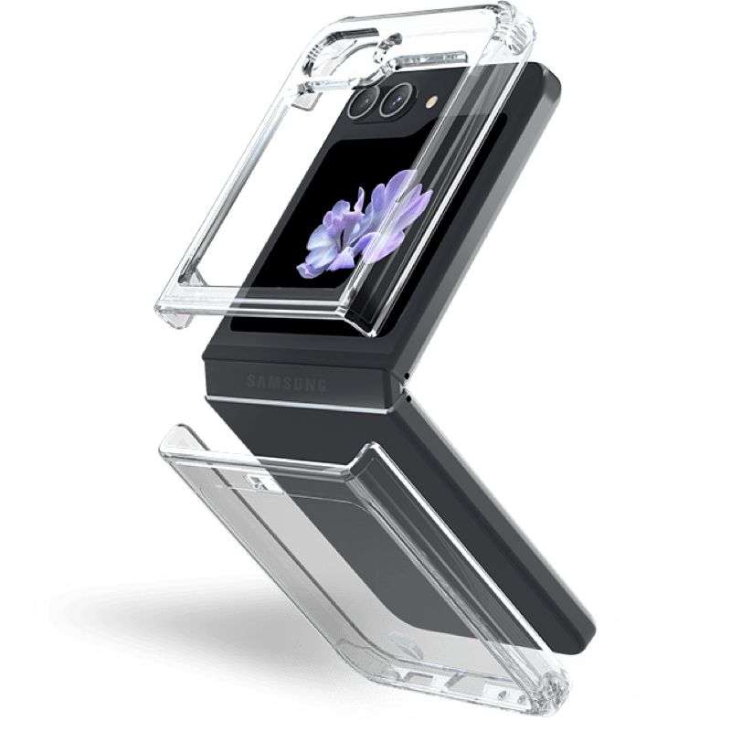 Etui ochronne Force Case Duo Samsung Galaxy Z Flip5 BB Transparentny