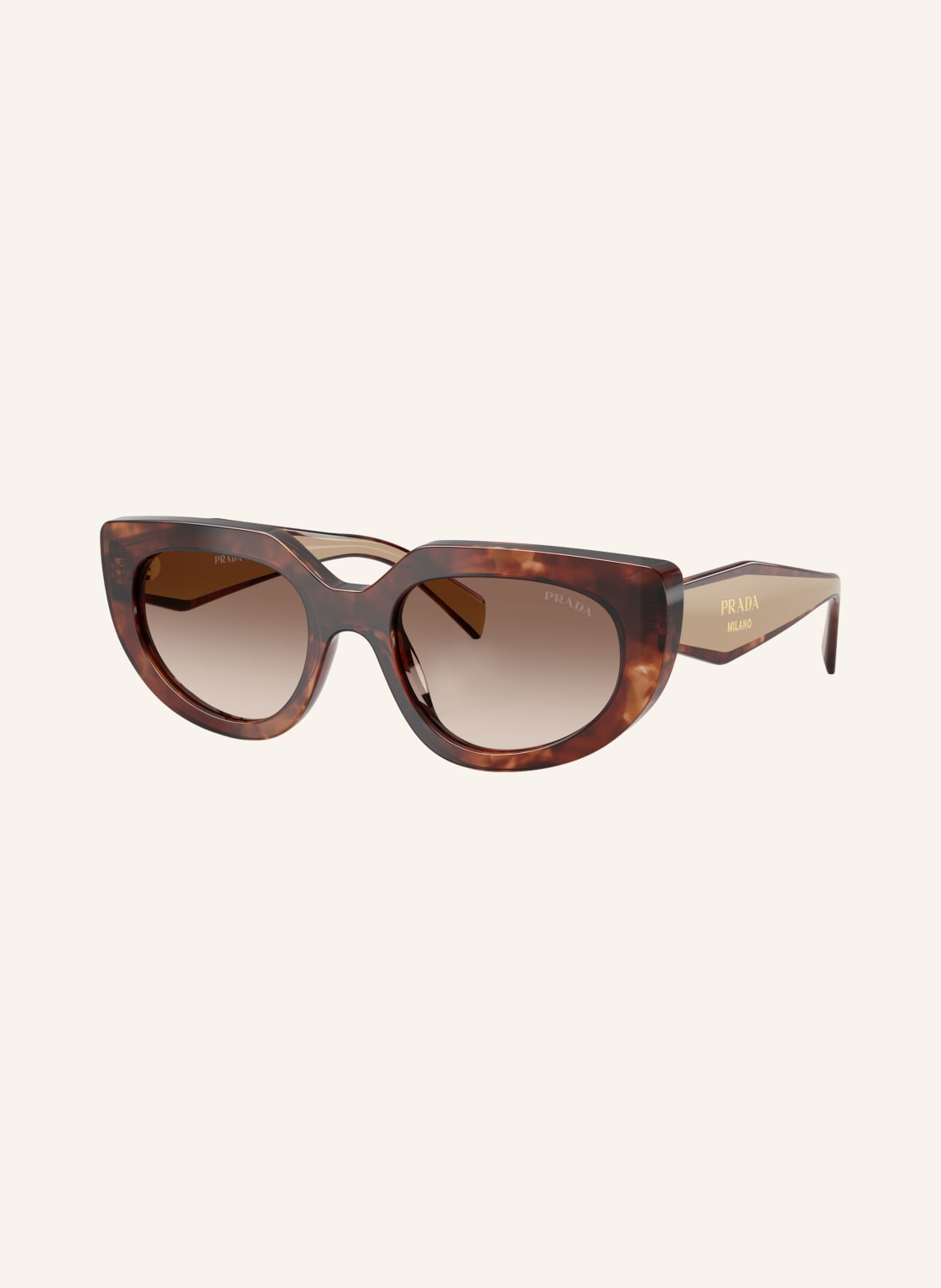 Prada Okulary Przeciwsłoneczne Pr d02sf braun