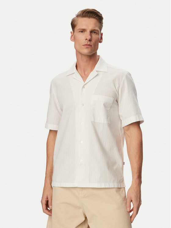 BOSS Koszula Rayer 50559321 Biały Regular Fit
