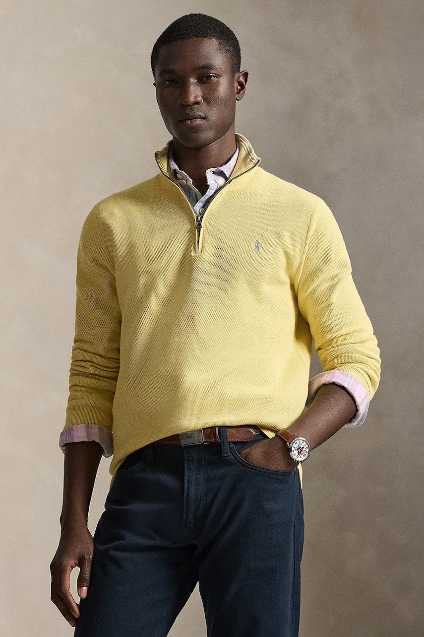 Polo Ralph Lauren sweter bawełniany Ls Hz Long Sleeve