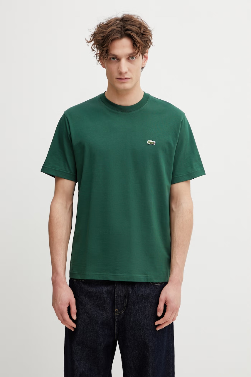 Lacoste T-shirt basic bawełniany męski