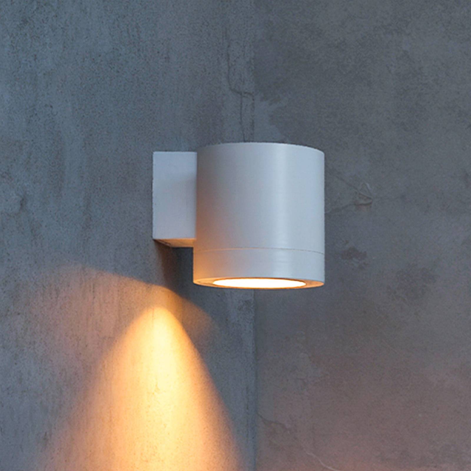 Philips Kinkiet zewnętrzny Fylx, możliwość ściemniania, biały / opal, aluminium