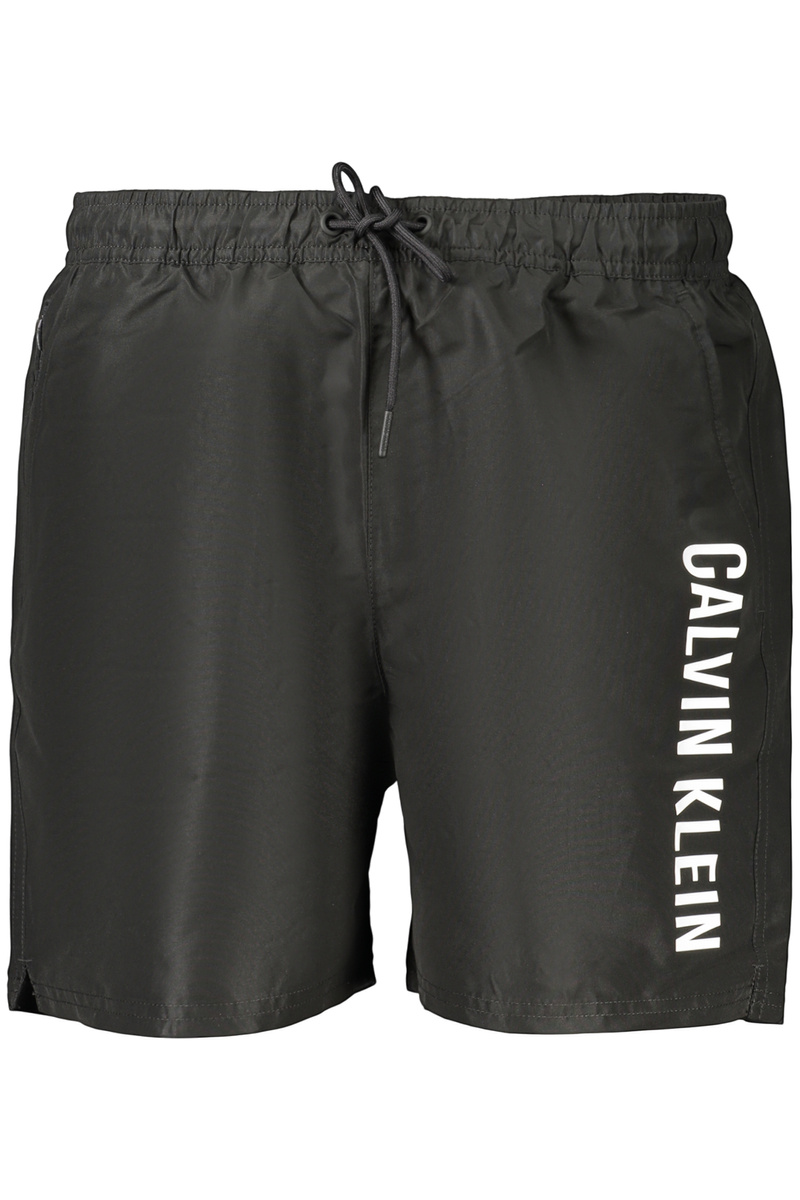 CALVIN KLEIN CZARNY MĘSKI KOSTIUM KĄPIELOWY Z DOLNYMI DOLAMI