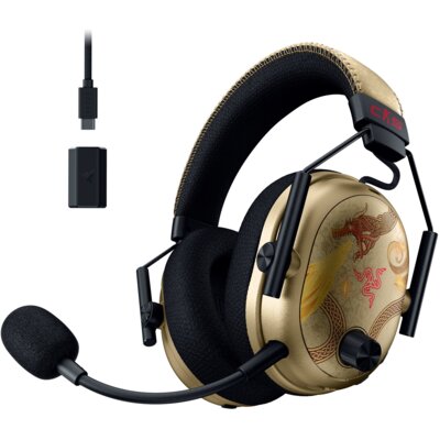 Razer BlackShark V3 Pro Counter-Strike 2 Edition Zestaw słuchawkowy Przewodowy i Bezprzewodowy Opaska na głowę Gaming USB Typu-A Bluetooth Czarny