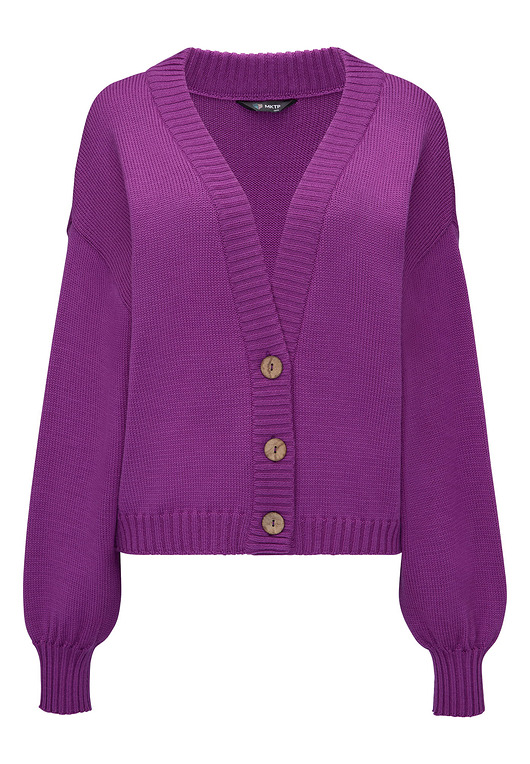 Kardigan Wool Me Tender Purpura 100% Wełna Merino