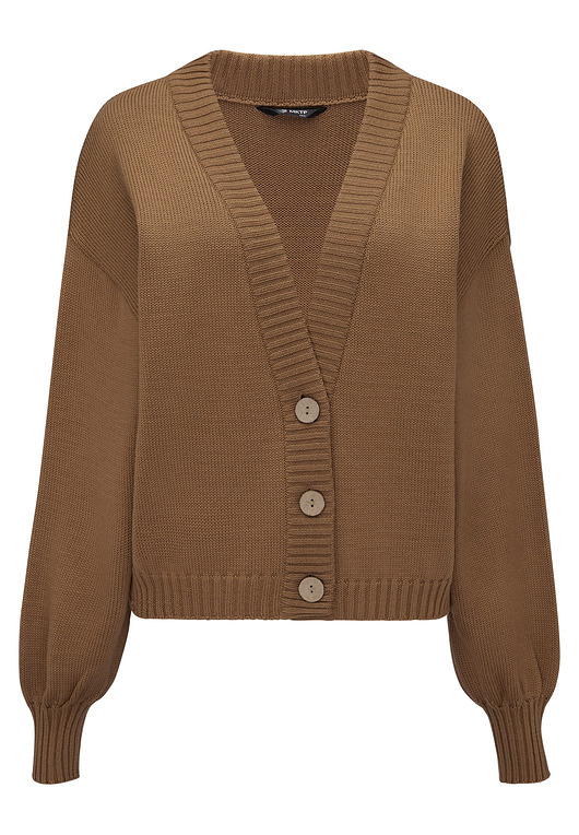 Kardigan Wool Me Tender Kamel 100% Wełna Merino